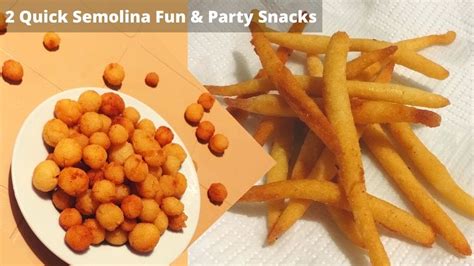 Crunchy Semolina Party Snacks Semolina Sticks And Balls Semolina Chin Chin Semolina Recipe