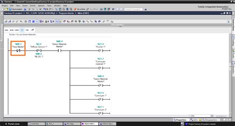Basic TIA Portal Factory IO Project