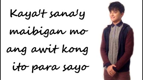 Simpleng Tulad Mo Daniel Padilla Lyrics Youtube