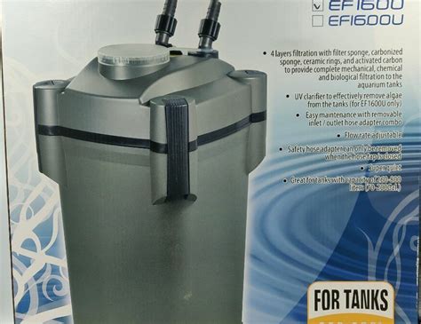 Resun Canister Filter Ef Aquarita Aquarium Supplies