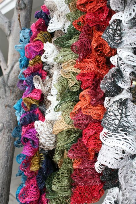 Tracys Ruffle Scarves 5 Crochet Ruffle Scarf Crochet Tutorial