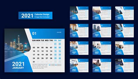 Desk Calendar Template Design Graphic By Behind The Design · Creative