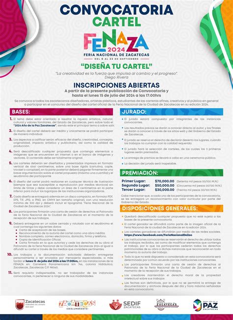 Convocatoria Cartel FENAZA 2024 FENAZA 2024