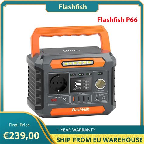 Flashfish P Stasiun Daya Portabel Generator Surya Sel Lithium Ion