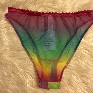 Savage X Fenty Intimates Sleepwear Savage X Fenty Mesh Crotchless High Leg Bikini Brief