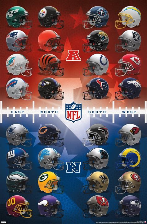 Nfl Team Helmets