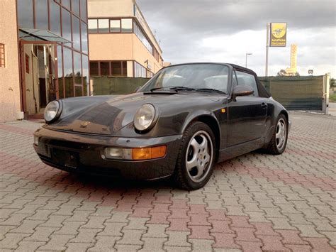 911 Youngtimer Porsche 964 Carrera 4 Cabrio 1990 Slate Grey