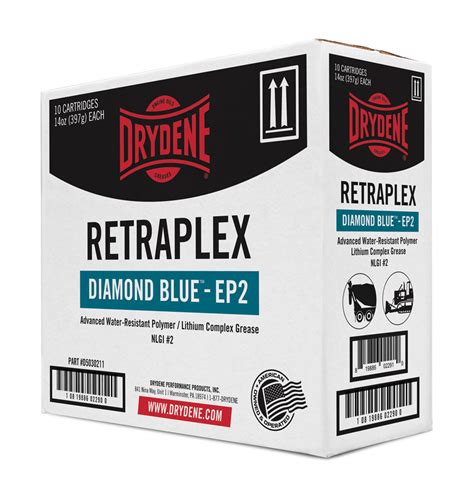 Drydene D5020211 Drydene Retraplex Ruby Red Plus EP2 Grease Tubes- 1 ...