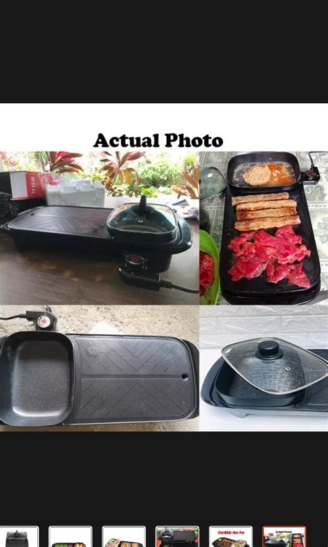 2in1 Hot Pot Samgyupsal Grill TV Home Appliances Kitchen Appliances BBQ Grills Hotpots