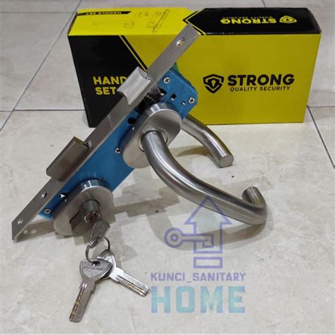 Jual Kunci Pintu Aluminium Komplit Merk Strong Kunci Pintu Besi