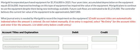 Solved Marigold Incorporated Purchased Equipment For Chegg