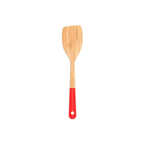 Grande Spatule en Bambou Naturel Coloré Pebbly