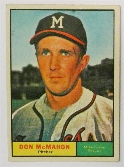 Don Mcmahon Milwaukee Braves Frank Kelsey Flickr