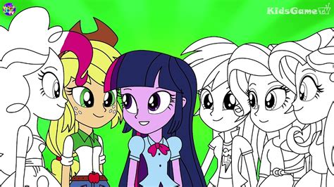 My Little Pony Equestria Girls Coloring Pages