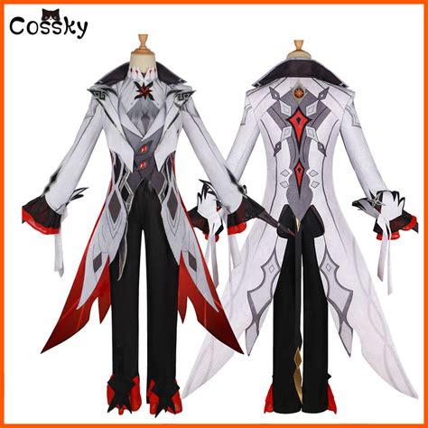 Halloween Carnival Party Genshin Impact Arlecchino The Knave Cosplay