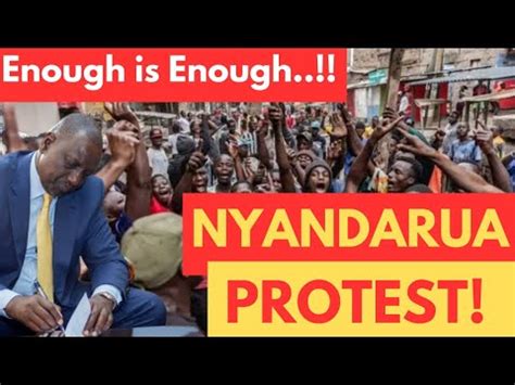 Ruto Under Fire Mt Kenya Nyandarua Uda Voters Unveil Massive Protest