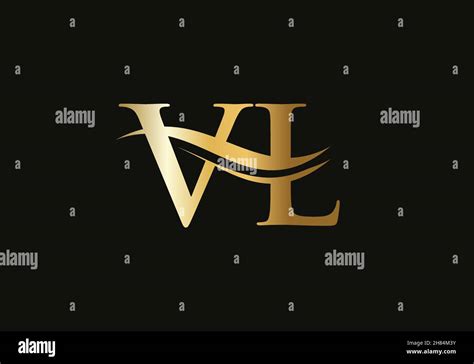 Creative Vl Letter With Luxury Concept Modern Vl Logo Design For