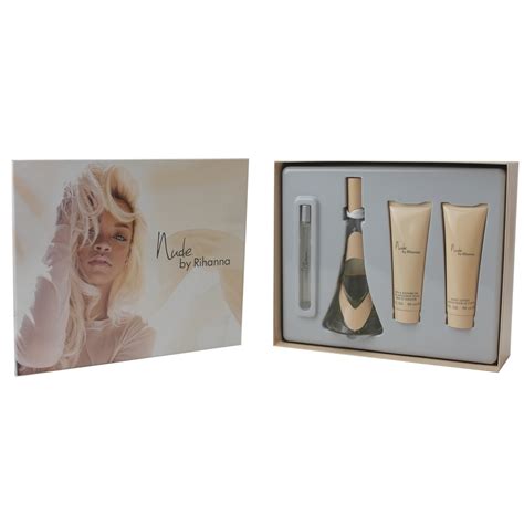 Rihanna Nude Eau De Parfum Spray 100 Ml 10 Ml Body Lotion 90 Ml