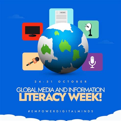 Premium Vector Global Media And Information Literacy Week 24 To 31