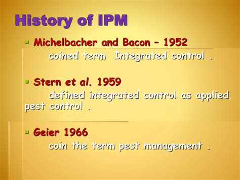 Integrated Pest Management Ipm Ppt