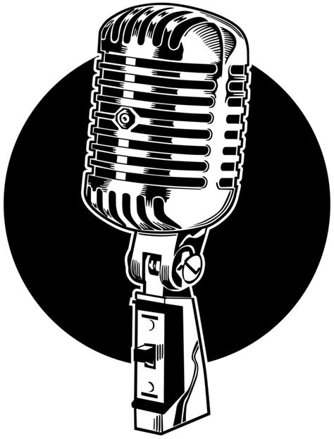 Old Microphone Drawing At Getdrawings Free Download