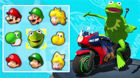 Kermit The Frog In Mario Kart 8 Deluxe YouTube