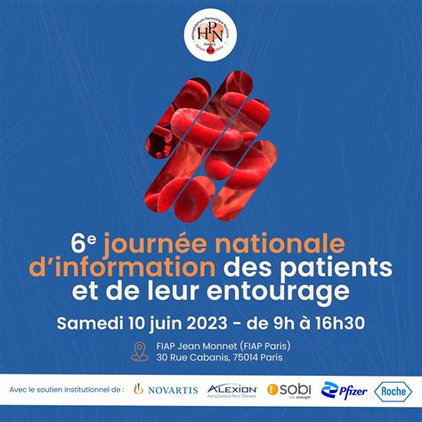 6ᵉ journée nationale dinformation des patients et de leur entourage le