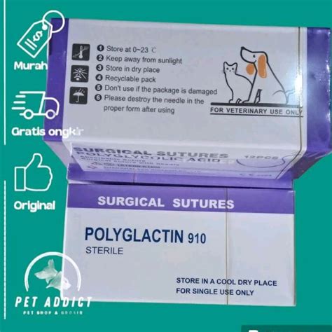 Jual Surgical Suture Poliglactin Polyglactin Benang Jahit