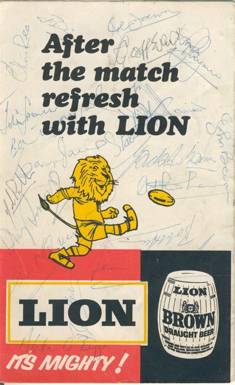 BRITISH LIONS (TOUR TO NEW ZEALAND) 1971 SIGNED PROGRAMME OF EVENTS ...