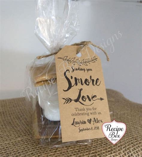 S Mores Party Favor Kits S Mores Smore Love Rustic Etsy