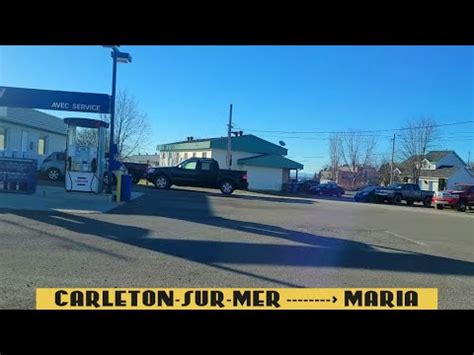 Dashcam Carleton Sur Mer Municipalit De Maria Vue Sur La Baie Des