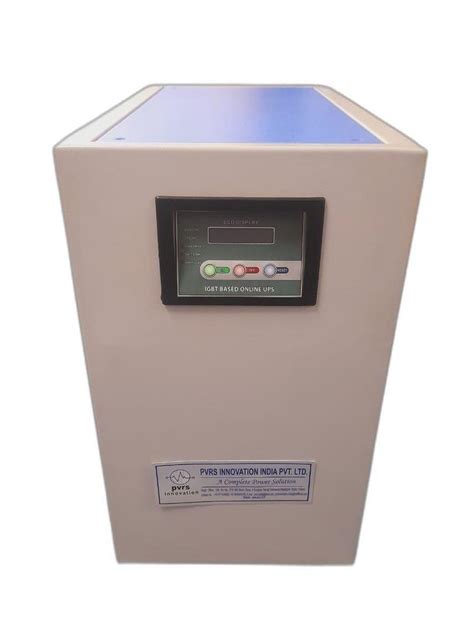 PVRS Innovation 30 KVA Three Phase IGBT Online UPS For Power Backup At