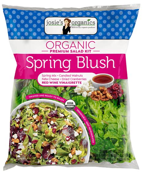 Spring Blush Salad Kit Josie S Organics