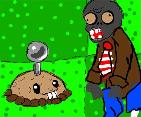 Potato Mine Plants Vs Zombies Drawception