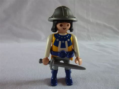 Playmobil Chevalier En Arme Chateau Moyen Age Soldat Personnage Eur