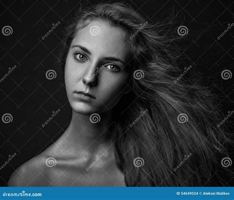 Dramatic Portrait Of A Girl Theme Portrait Of A Beautiful Lonely Girl