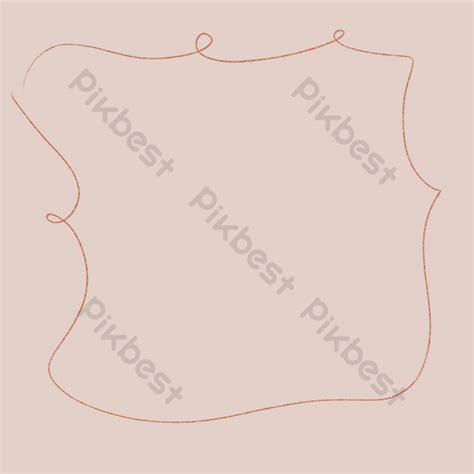 Pink Drawing Line Border | PSD PNG Images Free Download - Pikbest