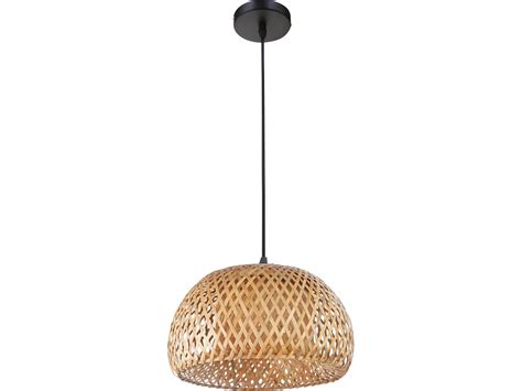 Lampe De Plafond En Bambou Lampe Suspendue De Style Boho Bali Talli