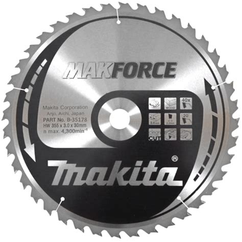 Пильный диск Макита Premium 355х30/25х3х40T (B-35178) цена, отзывы ...