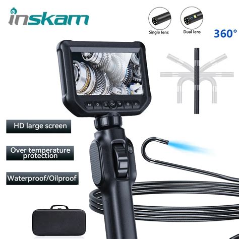 S43 INSKAM 360 Two Way Endoscope With Articulation Industrial Endoscope