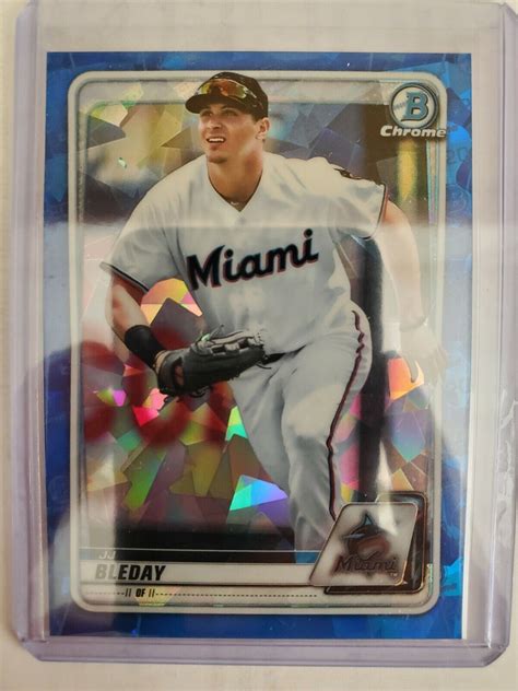 Bowman Sapphire Jj Bleday Miami Marlins Card Bcp Ebay