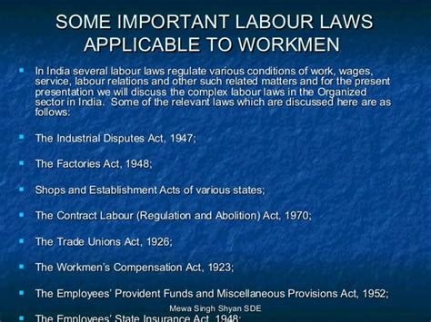 Labour Laws