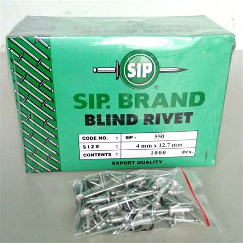 Jual Paku Rivet Sip Brand Sp Size Mm X Mm Isi Pcs Shopee