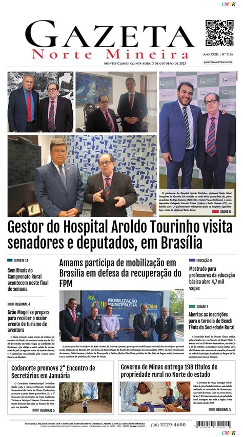 Jornal Impresso De Outubro De Edi O Rede Gazeta De Comunica O