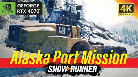 Snow Runner Alaska Port Mission Crazy Driving PC Gameplay YouTube