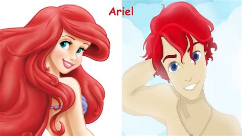 Disney Princesses Gender Swap Disney Princesses Gender Bender Youtube