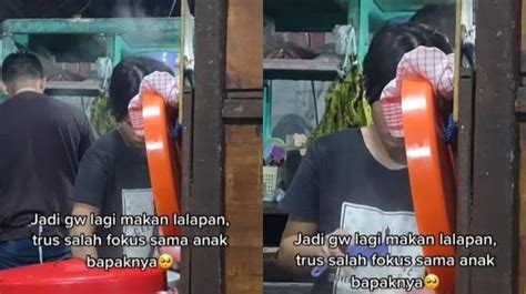 Lagi Makan Lalapan Cewek Ini Syok Lihat Anak Penjual Mirip Pemain