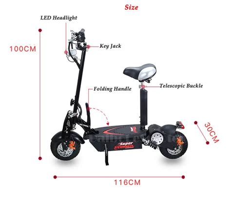 Sejaamudancadomundo Daibot Electric Scooter 1500W Two Wheel Electric