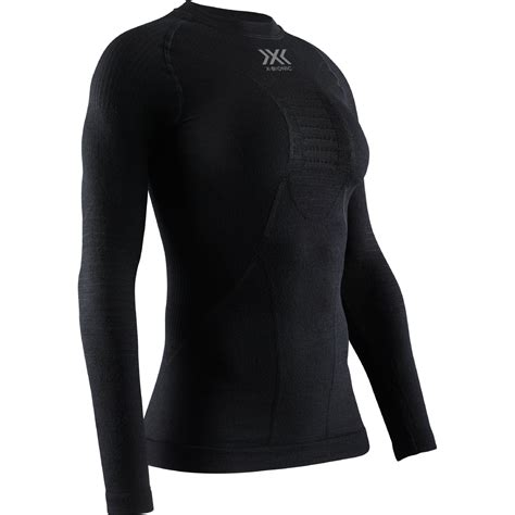 X Bionic Merino Long Sleeve Baselayer Shirt Women Black Black Bike