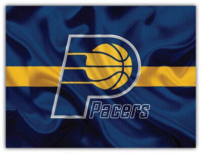 Indiana Pacers Nba Basketball Sport Logo Car Bumper Sticker Decal